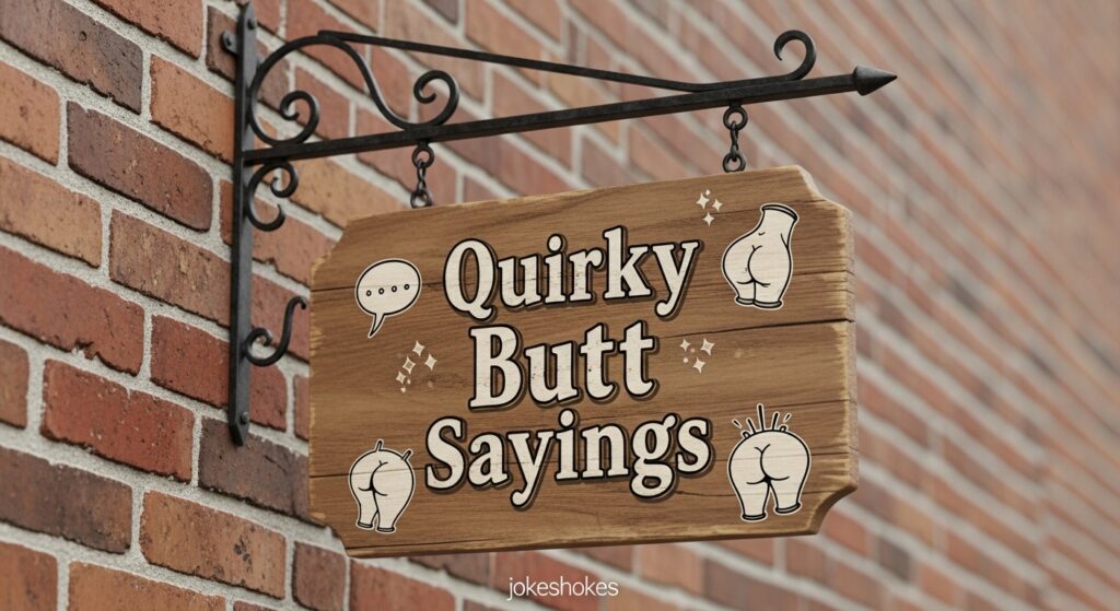 Quirky Butt Sayings