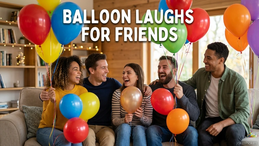 Balloon Laughs for Friends