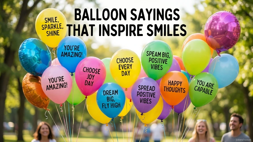 Balloon Sayings That Inspire Smiles