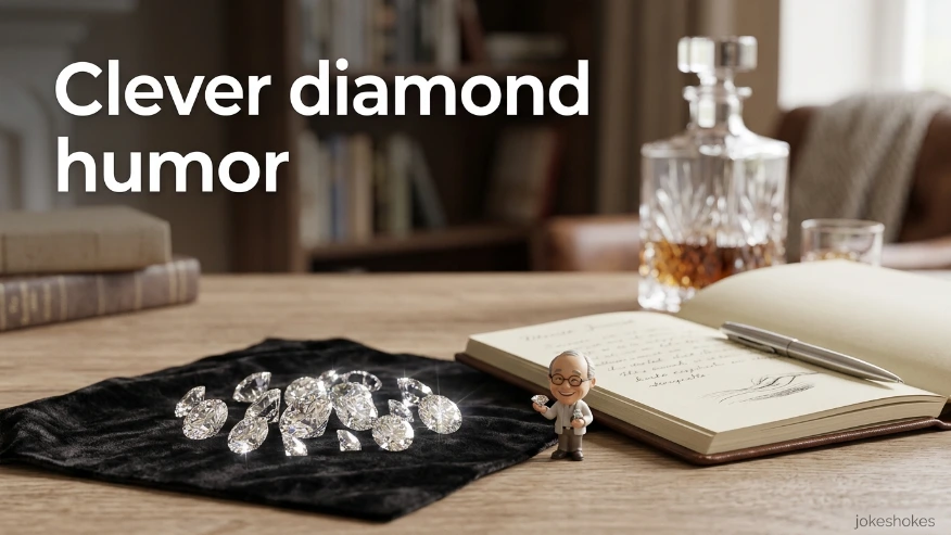 Clever diamond humor