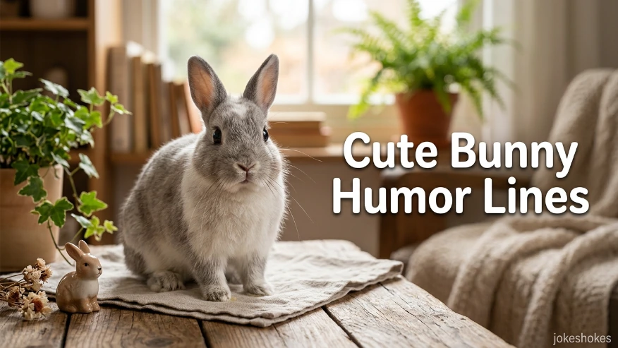 Cute Bunny Humor Lines