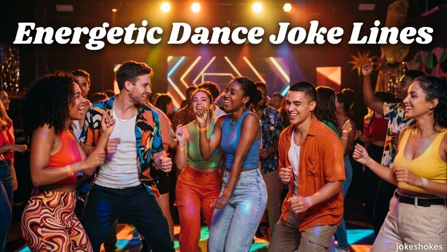 Energetic Dance Joke Lines