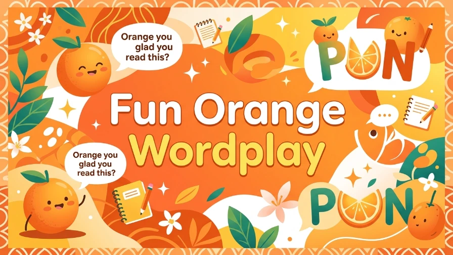 Fun Orange Wordplay