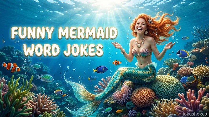 Funny Mermaid Word Jokes