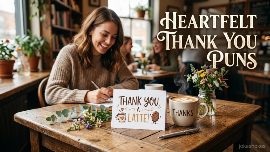Heartfelt Thank You Puns