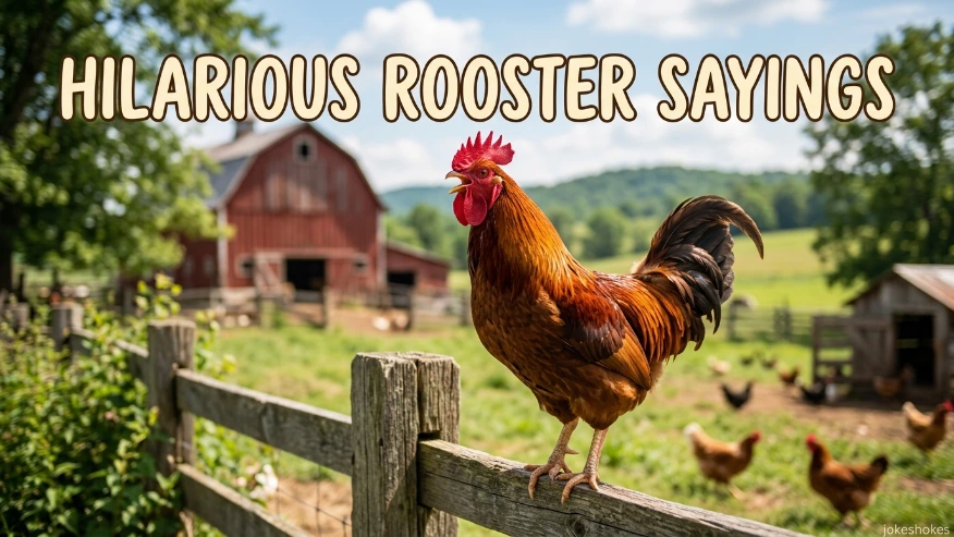 Hilarious Rooster Sayings