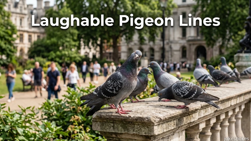 Laughable Pigeon Lines