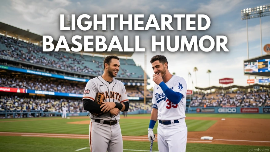 Lighthearted baseball humor