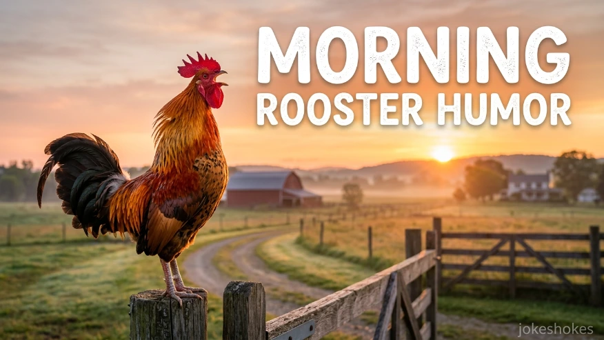 Morning Rooster Humor