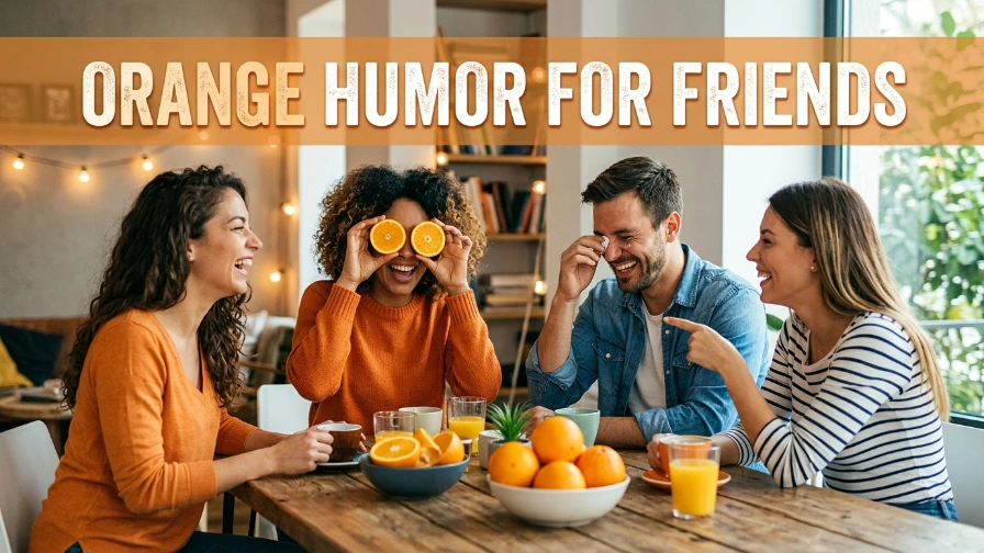 Orange Humor for Friends