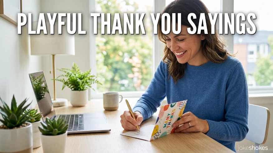 Playful Thank You Sayings