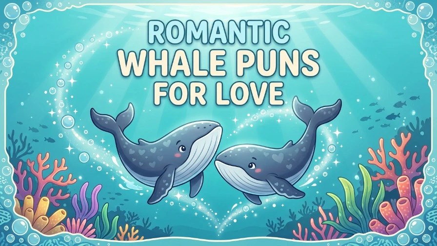 Romantic Whale Puns for Love