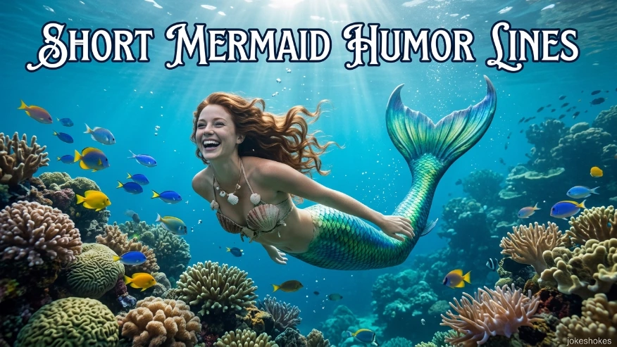 Short Mermaid Humor Lines