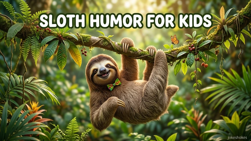 Sloth Humor for Kids