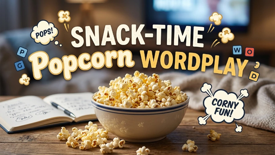 Snack-Time Popcorn Wordplay