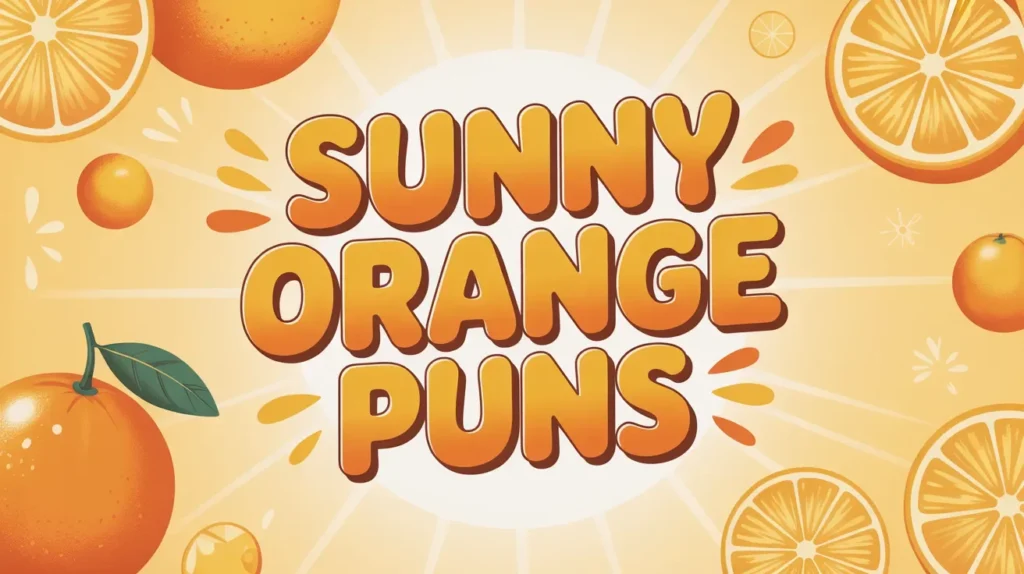 Sunny Orange Puns