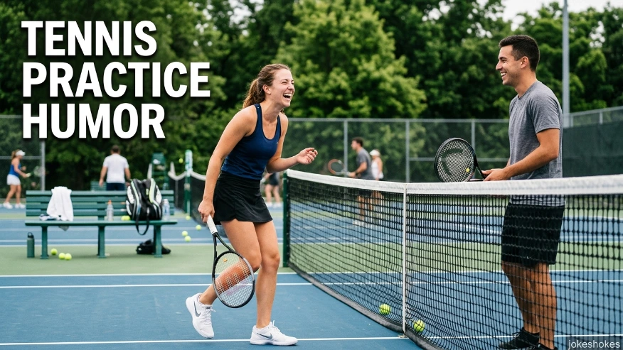 Tennis Practice Humor