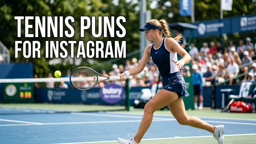 Tennis Puns for Instagram