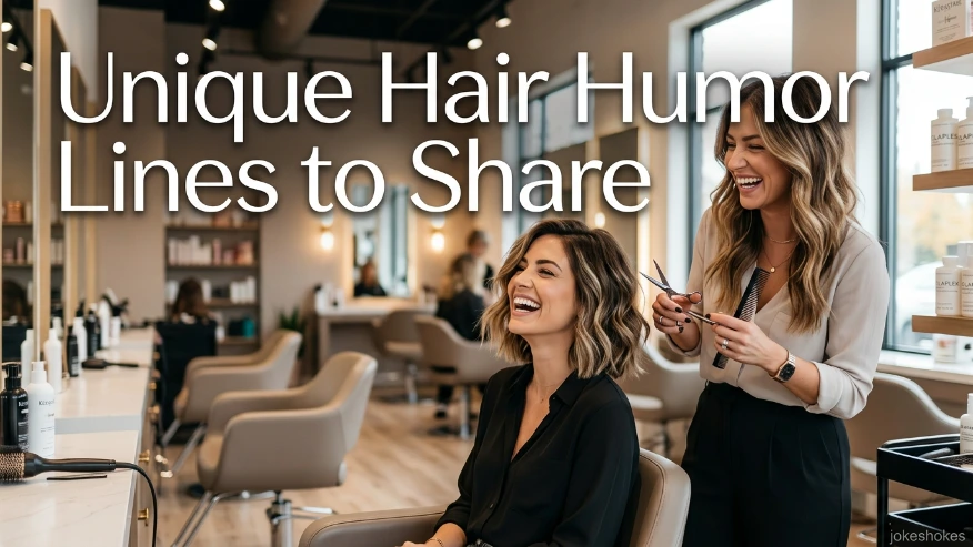 Unique Hair Humor Lines to Share