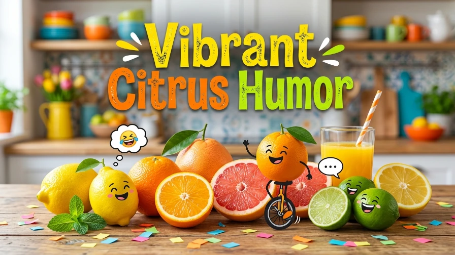 Vibrant Citrus Humor