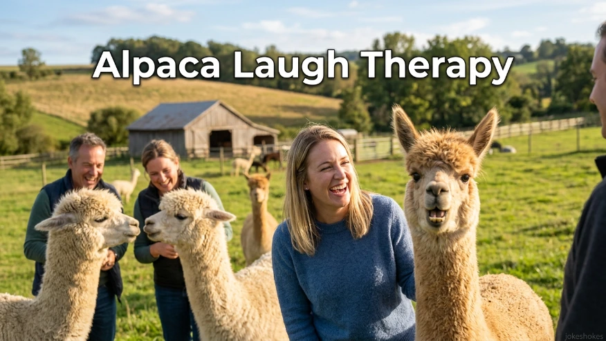 Alpaca Laugh Therapy