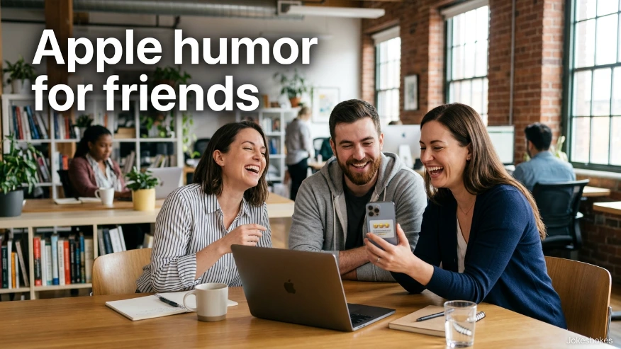 Apple humor for friends
