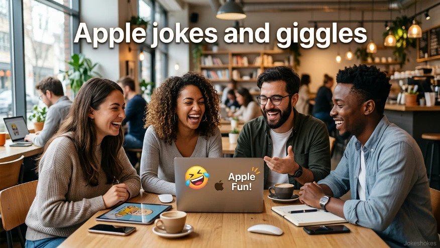 Apple jokes and giggles