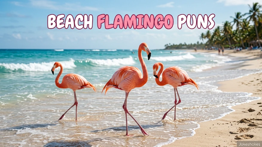 Beach Flamingo Puns