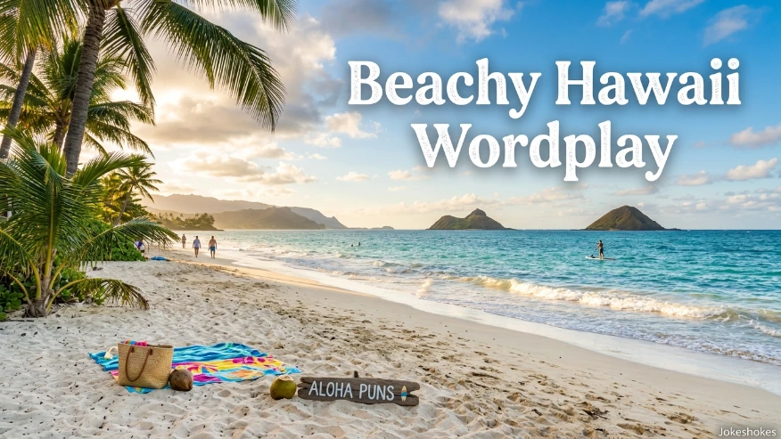 Beachy Hawaii Wordplay