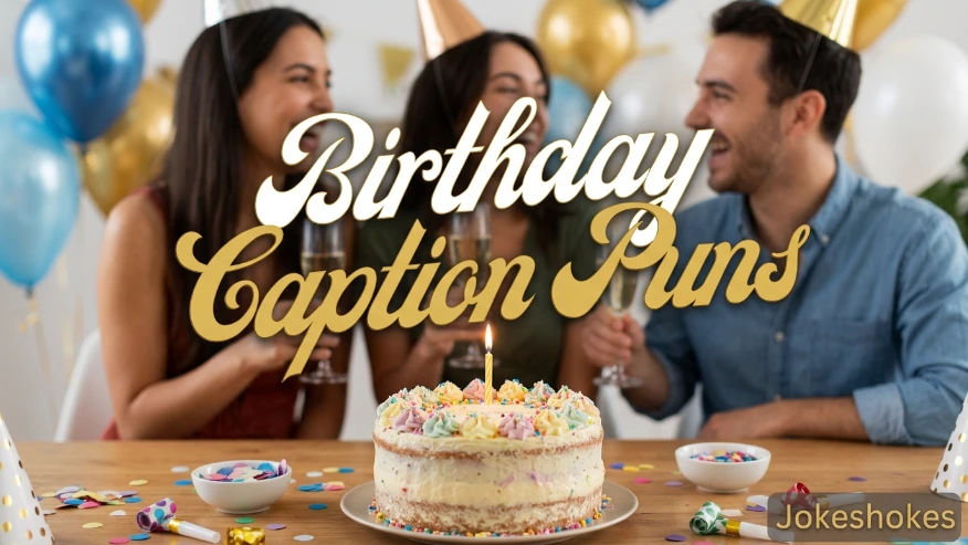 Birthday Caption Puns