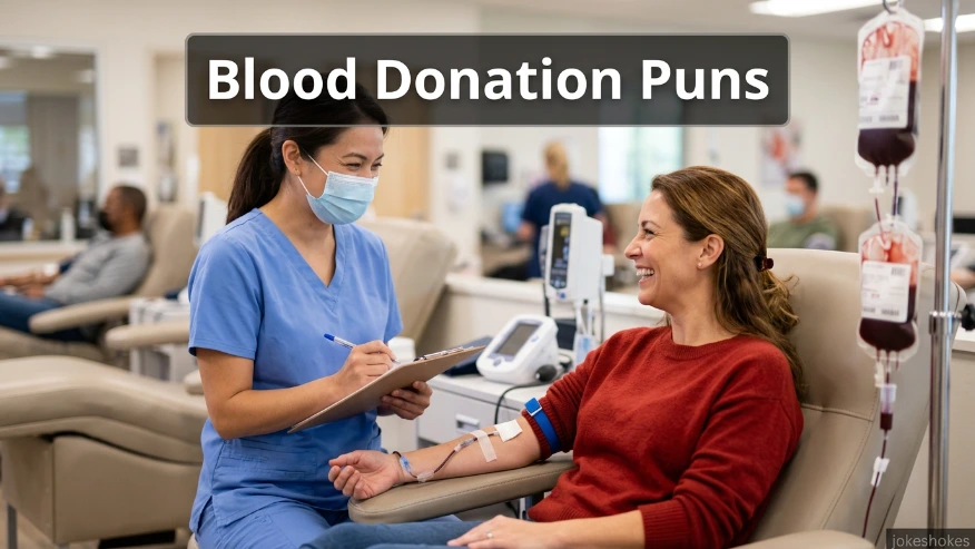 Blood Donation Puns