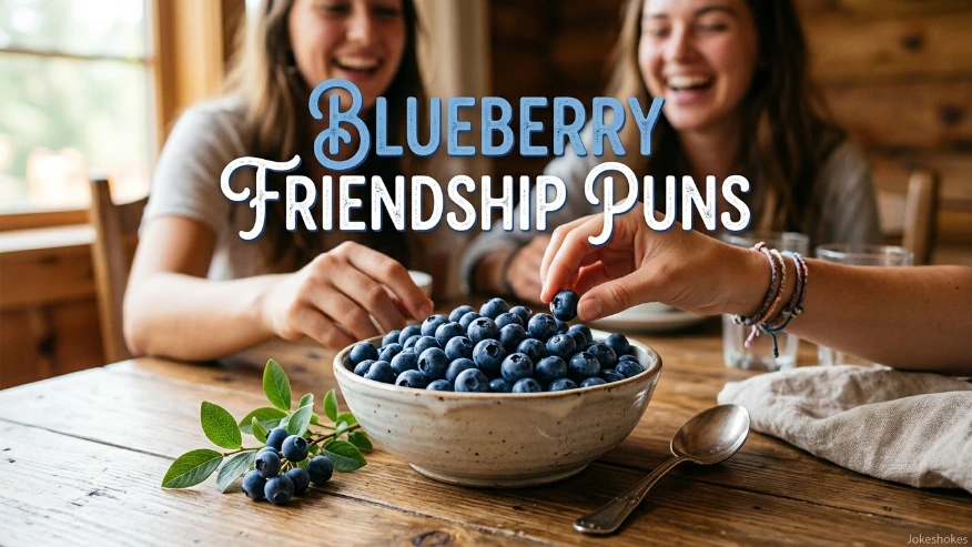 Blueberry Friendship Puns