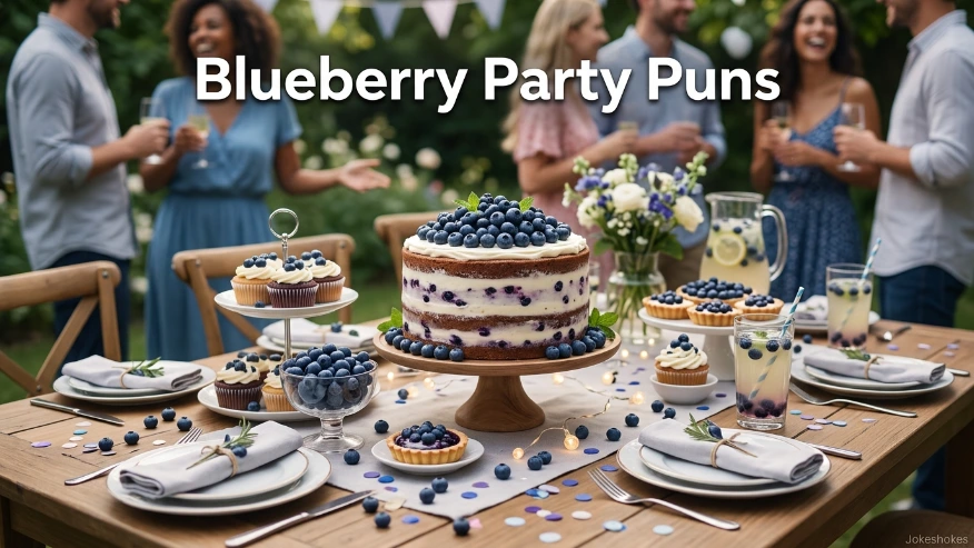Blueberry Party Puns