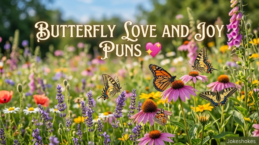 Butterfly Love And Joy Puns ๐