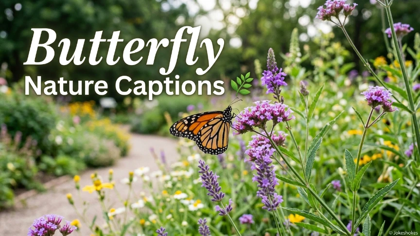 Butterfly Nature Captions ๐ฟ