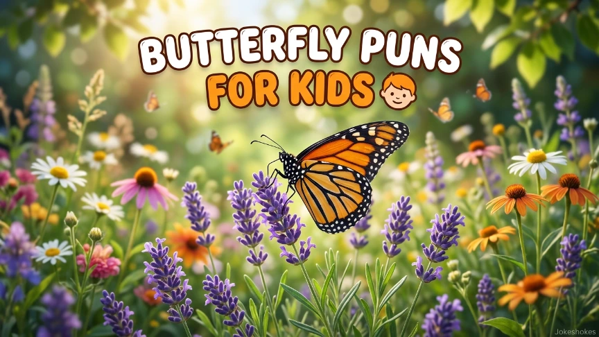 Butterfly Puns For Kids ๐ง