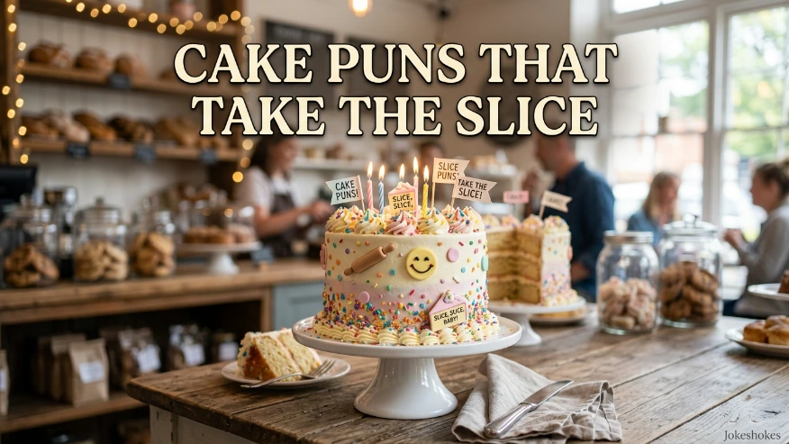 Cake Puns That Take the Slice