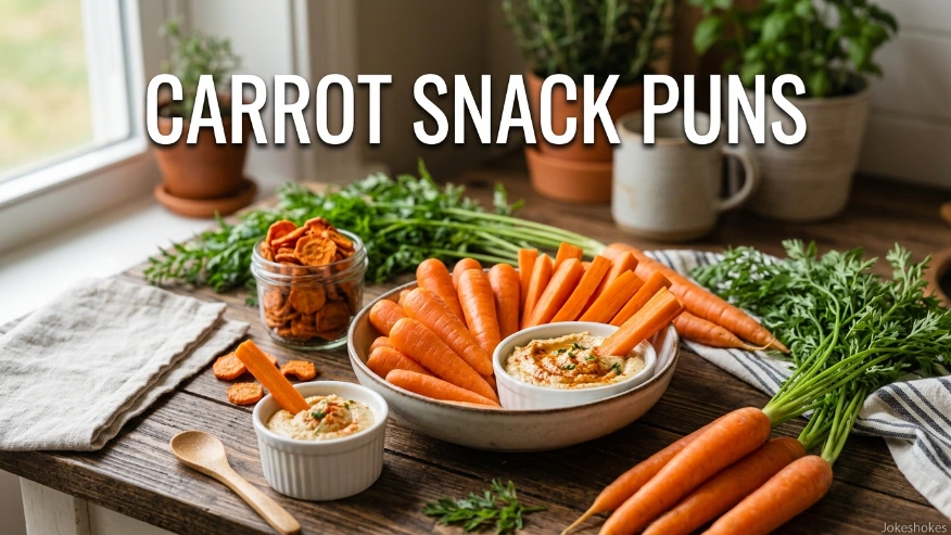 Carrot snack puns