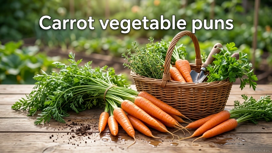 Carrot vegetable puns