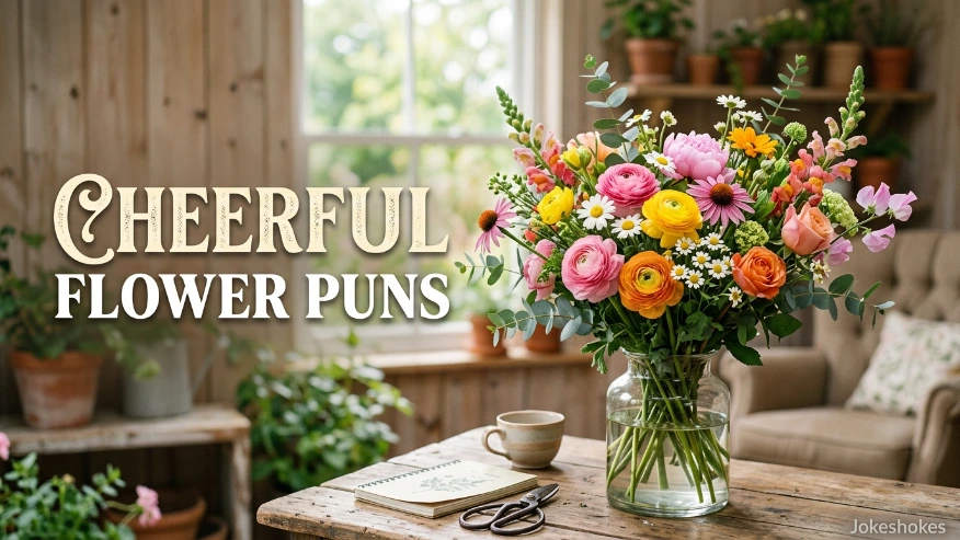 Cheerful Flower Puns