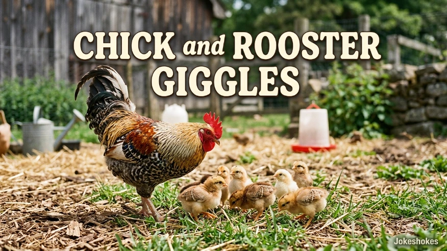 Chick and Rooster Giggles