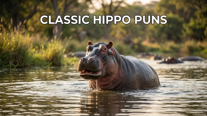 Classic Hippo Puns