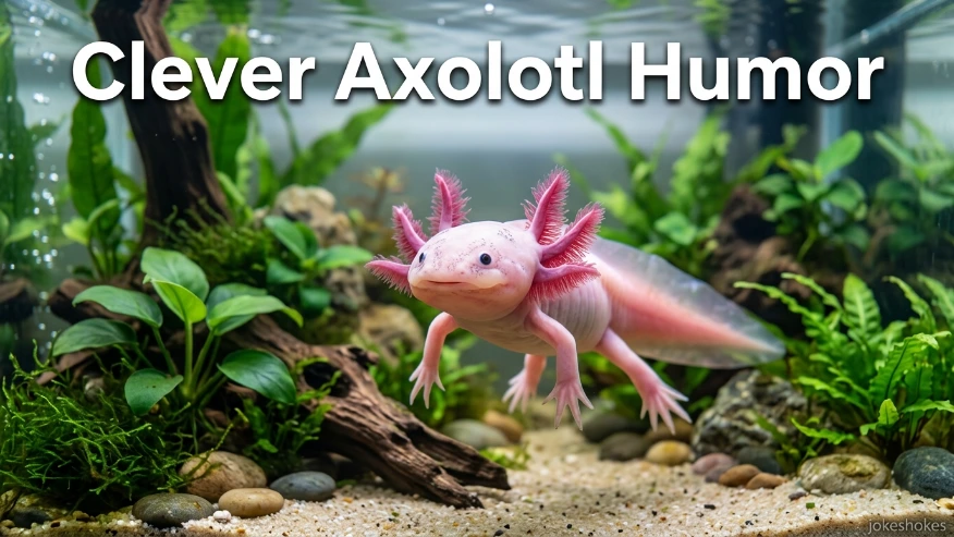 Clever Axolotl Humor