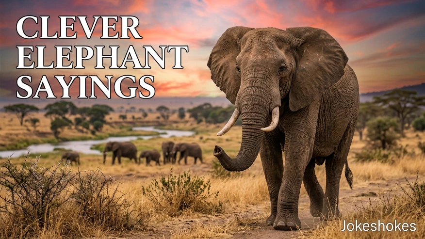 Clever Elephant Sayings