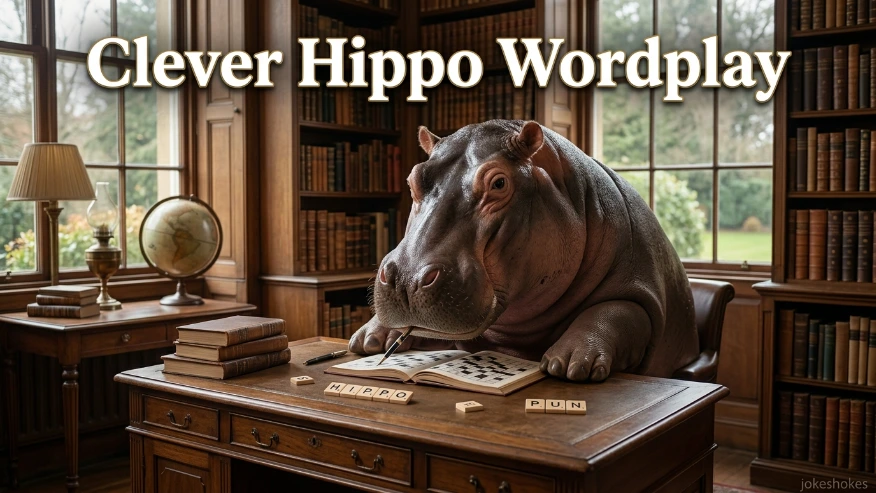 Clever Hippo Wordplay