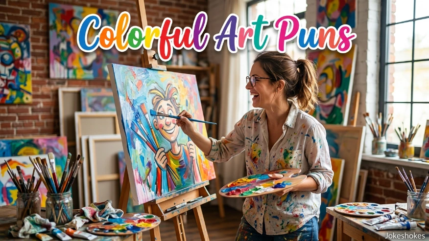 Colorful Art Puns