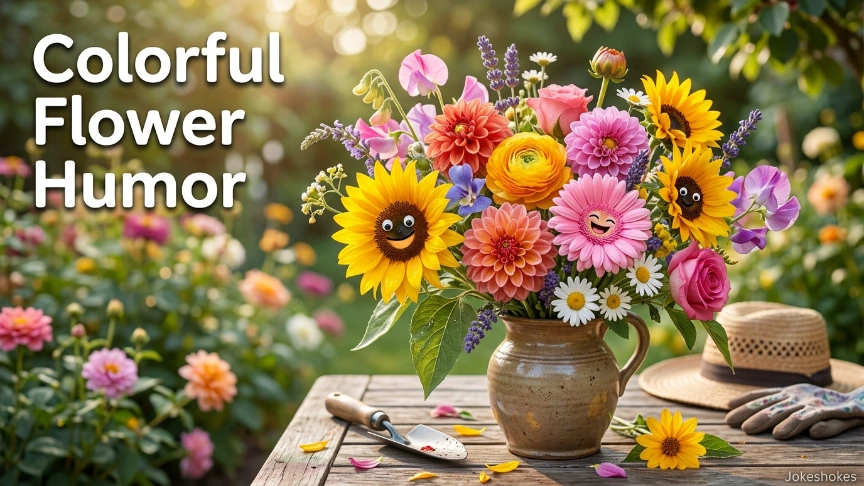 Colorful Flower Humor