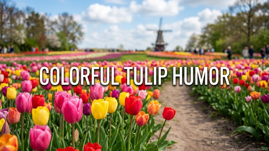 Colorful Tulip Humor