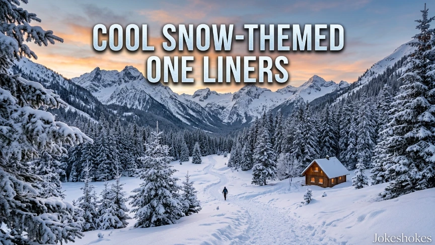 Cool Snow-Themed One Liners