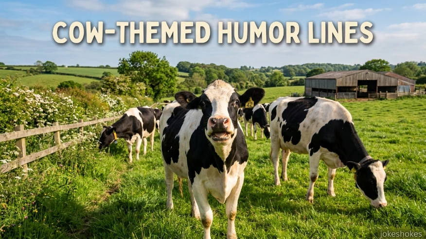 Cow-Themed Humor Lines